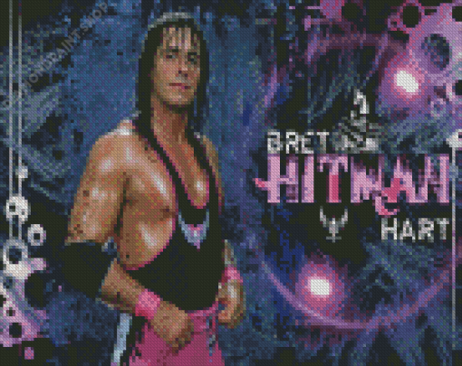 Bret Hart Hitman Poster Diamond Paintings