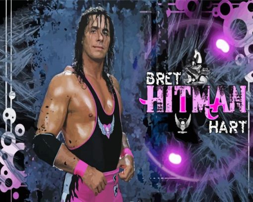 Bret Hart Hitman Poster Diamond Paintings