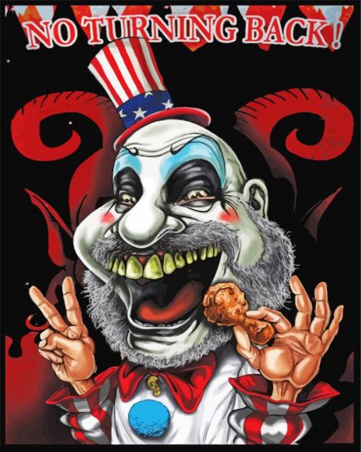 Captain Spaulding Caricature Diamond Paintings