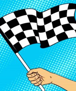 Checkered Flag Diamond Paintings