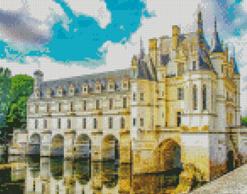 Chenonceau Castle France Diamond Paintings