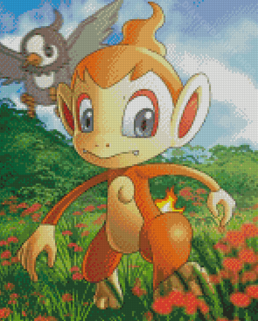 Chimchar Diamond Paintings