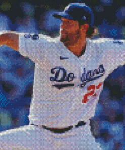 Clayton Kershaw Pitcher Diamond Paintings