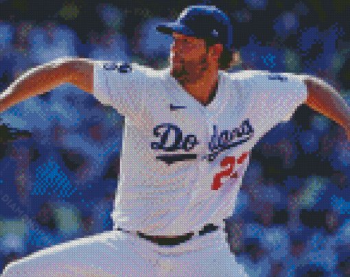 Clayton Kershaw Pitcher Diamond Paintings