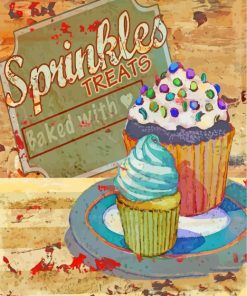 Cupcake Baking Diamond Paintings