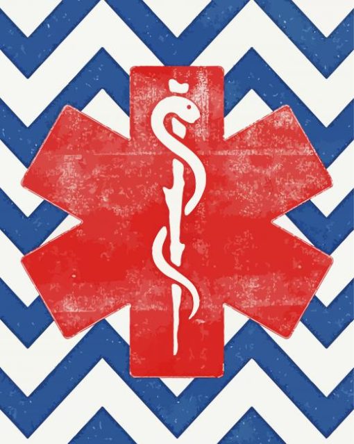 EMS Star Of Life Poster Diamond Paintings