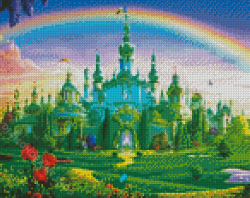 Emerald City Castle Diamond Paintings