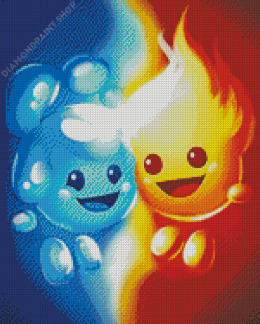 Fire And Ice Diamond Paintings