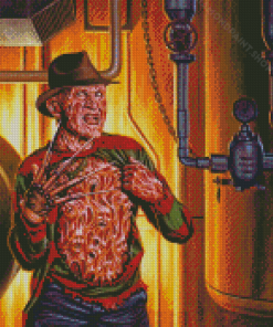 Freddy Krueger With Soul Diamond Paintings