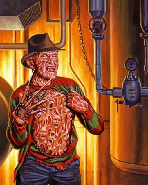 Freddy Krueger With Soul Diamond Paintings