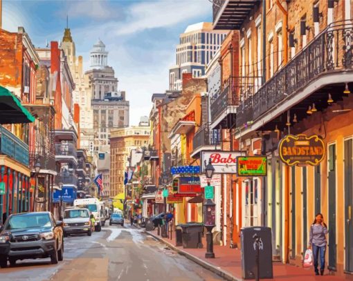 French Quarter In New Orleans Diamond Paintings