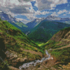 Going To The Sun Road Montana Diamond Paintings