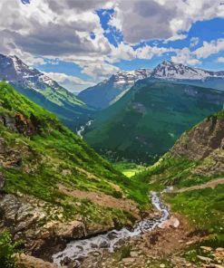 Going To The Sun Road Montana Diamond Paintings