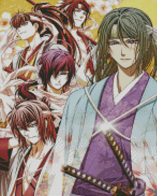 Hakuouki Characters Diamond Paintings