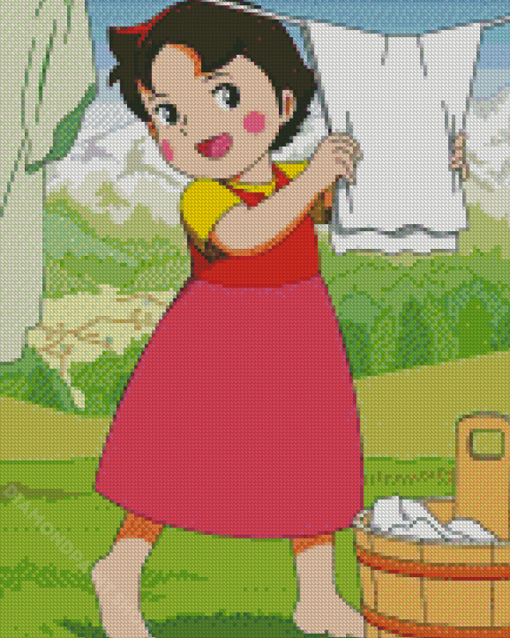 Heidi Animation Diamond Paintings