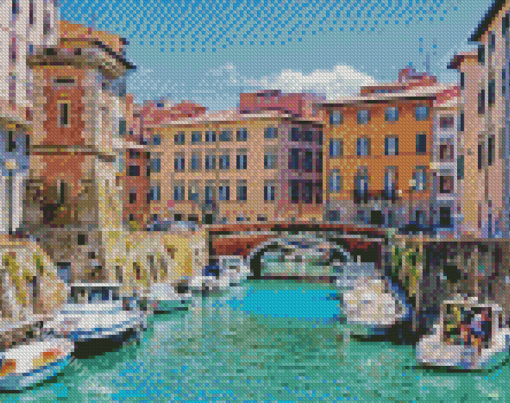 Italy Livorno City Diamond Paintings