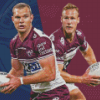 Manly Sea Eagles Football Diamond Paintings