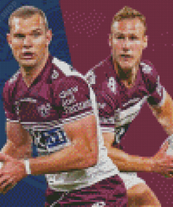 Manly Sea Eagles Football Diamond Paintings