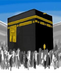 Mecca Black Kaaba Art Diamond Paintings