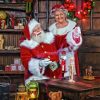 Mrs Claus And Mr Claus Art Diamond Paintings