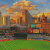 Orioles Park At Camden Yards Stadium Diamond Paintings