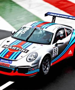 Porsch 911 Martini Car Diamond Paintings