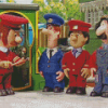 Postman Pat Cartoon Characters Diamond Paintings