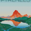 Pyrenees Poster Art Diamond Paintings