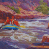 River Rafting With Friends Diamond Paintings