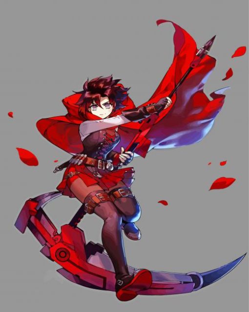 Ruby Rose Rwby Anime Diamond Paintings