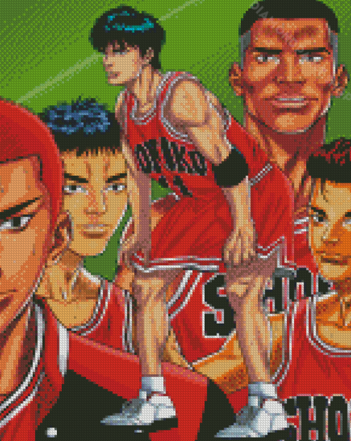 Slam Dunk Anime Characters Diamond Paintings