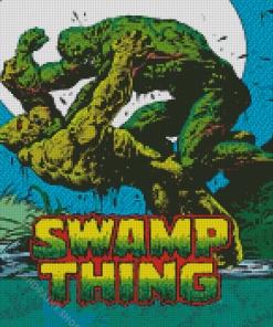 Swamp Thing Poster Diamond Paintings