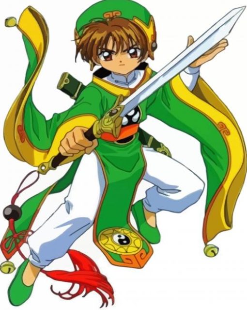 Syaoran Li Anime Character Diamond Paintings