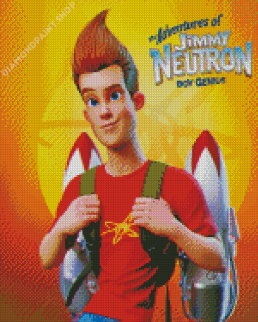 The Adventures Of Jimmy Neutron Boy Genius Art Diamond Paintings