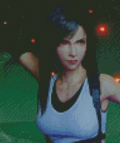 Tifa Lockhart From Final Fantasy Diamond Paintings