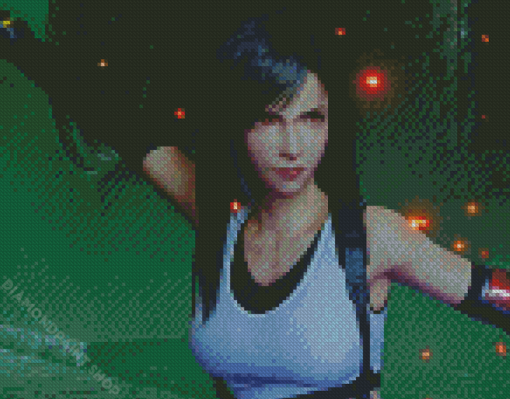 Tifa Lockhart From Final Fantasy Diamond Paintings