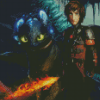 Toothless And Hiccup How To Train Your Dragon Diamond Paintings