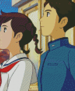 Umi And Shun From Up On Poppy Hill Diamond Paintings