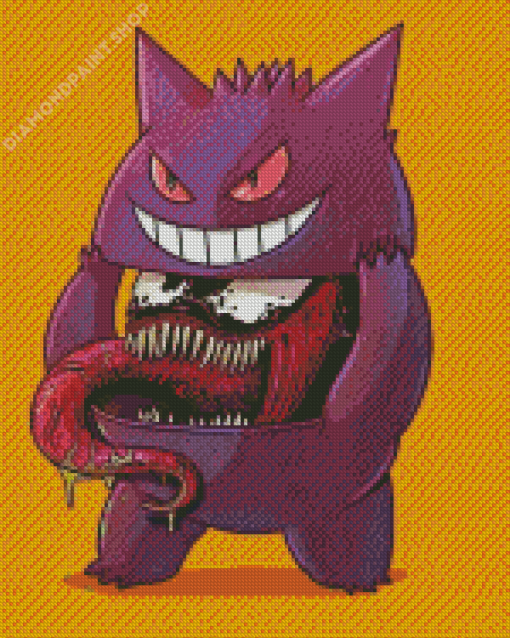 Venom Gengar Diamond Paintings