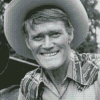 Actor Chuck Connors Diamond Paintings