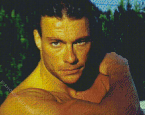 Actor Jean Claude Van Damme Diamond Paintings