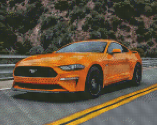 Aesthetic 2018 GT Mustang Diamond Paintings