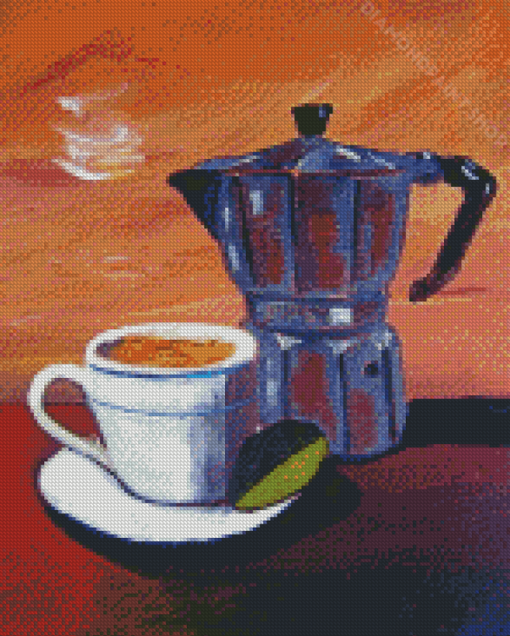 Aesthetic Coffee Pots Diamond Paintings