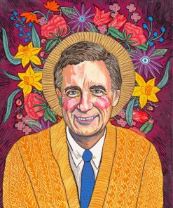 Aesthetic Fred Rogers Diamond Paintings