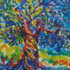 Aesthetic Olive Tree Art Diamond Paintings