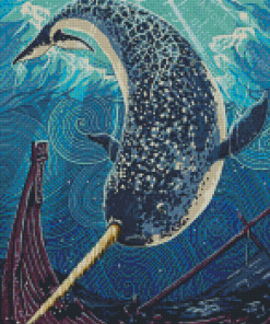 Aesthetic Narwhal Diamond Paintings