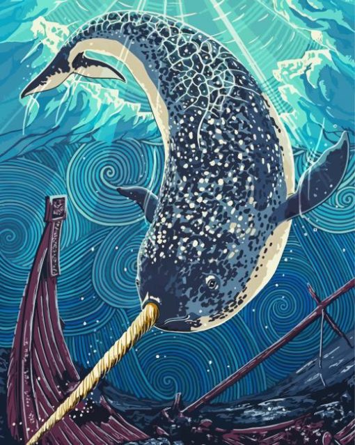 Aesthetic Narwhal Diamond Paintings