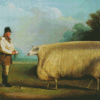 Aesthetic Sheep Farmer Diamond Paintings