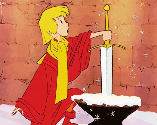 Arthur Sword In The Stone Diamond Paintings