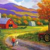 Autumn Country Scene Diamond Paintings